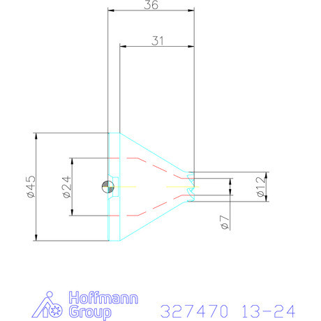 Garant Menesztőtárcsa közvetlen fogazással, köszörült Jobbos forgás 13-24 mm