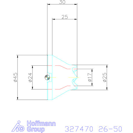 Garant Menesztőtárcsa közvetlen fogazással, köszörült Jobbos forgás 26-50 mm