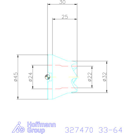 Garant Menesztőtárcsa közvetlen fogazással, köszörült Jobbos forgás 33-64 mm