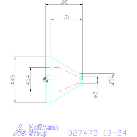 Garant Menesztőtárcsa közvetlen fogazással, köszörült Balos forgás 13-24 mm