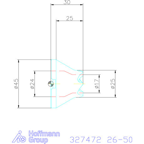 Garant Menesztőtárcsa közvetlen fogazással, köszörült Balos forgás 26-50 mm
