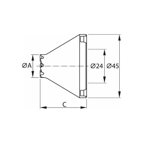 Garant Menesztőtárcsa közvetlen fogazással, köszörült Balos forgás 33-64 mm