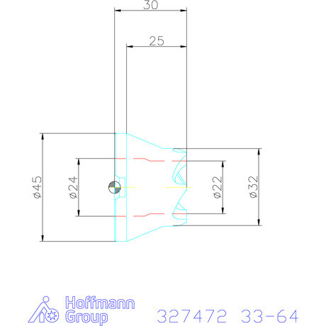 Garant Menesztőtárcsa közvetlen fogazással, köszörült Balos forgás 33-64 mm
