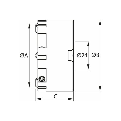Garant Menesztőtárcsa HM lapkákkal Jobbos forgás 25