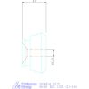 Hainbuch Szorítóvas Kereszt- és hosszanti recézéssel 13,5 mm