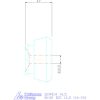 Hainbuch Szorítóvas Kereszt- és hosszanti recézéssel 14,5 mm