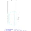 Hainbuch Szorítóvas Kereszt- és hosszanti recézéssel 41,5 mm