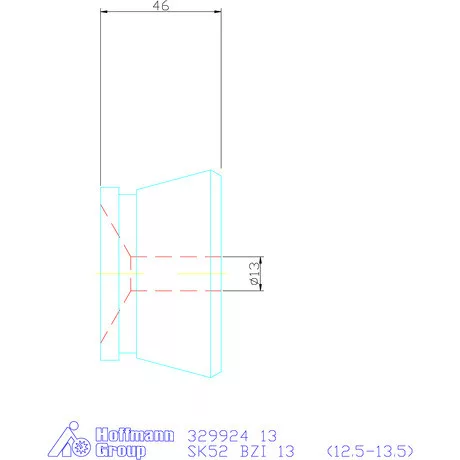 Hainbuch Szorítóvas Kereszt- és hosszanti recézéssel 13 mm