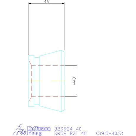 Hainbuch Szorítóvas Kereszt- és hosszanti recézéssel 40 mm