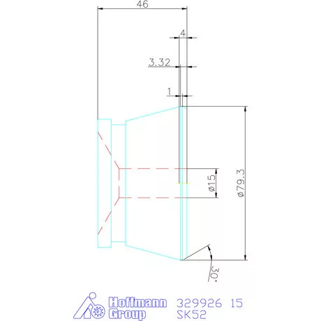 Hainbuch Szorítóvas lágy 15 mm