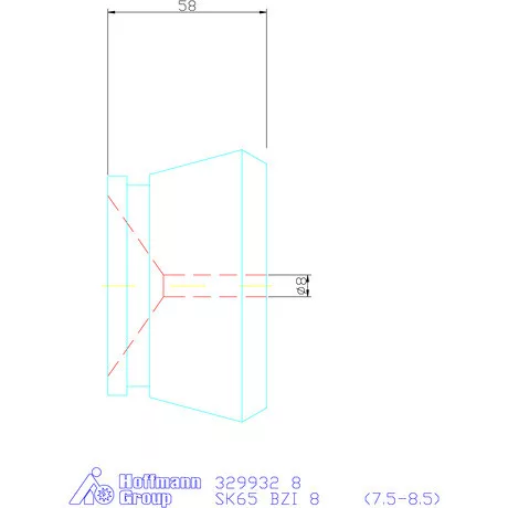 Hainbuch Szorítóvas Keresztrecézéssel 8 mm