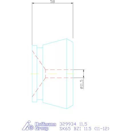 Hainbuch Szorítóvas Kereszt- és hosszanti recézéssel 11,5 mm