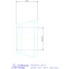 Hainbuch Szorítóvas Kereszt- és hosszanti recézéssel 60,5 mm