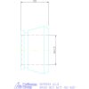 Hainbuch Szorítóvas Kereszt- és hosszanti recézéssel 61,5 mm