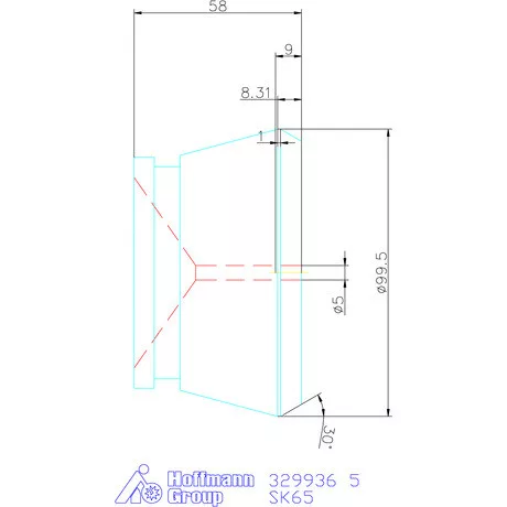Hainbuch Szorítóvas lágy 5 mm