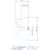 Hainbuch Szorítóvas sima 11,5 mm