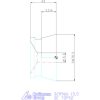 Hainbuch Szorítóvas sima 15,5 mm