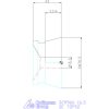 Hainbuch Szorítóvas sima 16,5 mm