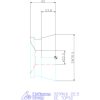 Hainbuch Szorítóvas sima 22,5 mm