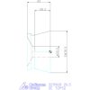 Hainbuch Szorítóvas kereszt- és hosszanti recézés 20,5 mm