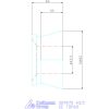 Hainbuch Szorítóvas sima 43,5 mm