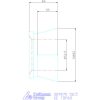 Hainbuch Szorítóvas sima 52,5 mm