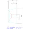 Hainbuch Szorítóvas kereszt- és hosszanti recézés 14,5 mm