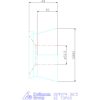Hainbuch Szorítóvas kereszt- és hosszanti recézés 32,5 mm