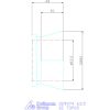 Hainbuch Szorítóvas kereszt- és hosszanti recézés 63,5 mm