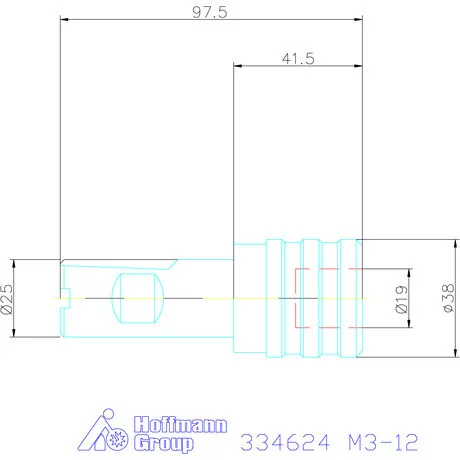 Garant Gyorscserés menetfúró tokmány M3-12