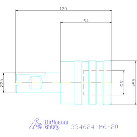Garant Gyorscserés menetfúró tokmány M6-20
