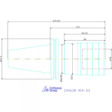 Garant Gyorscserés menetfúró tokmány M14-33