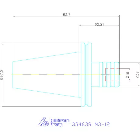 Garant Gyorscserés menetfúró tokmány M3-12