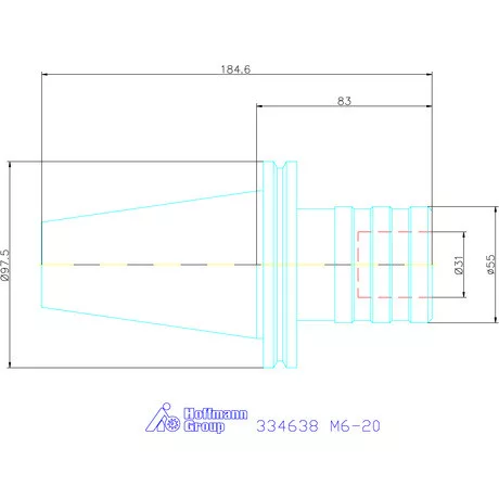 Garant Gyorscserés menetfúró tokmány M6-20