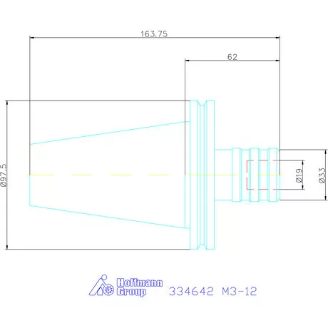 Holex Gyorscserés menetfúró tokmány M3-12