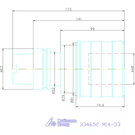 Garant Gyorscserés menetfúró tokmány M14-33