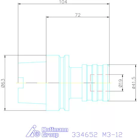 Garant Gyorscserés menetfúró tokmány M3-12