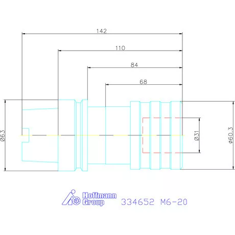 Garant Gyorscserés menetfúró tokmány M6-20