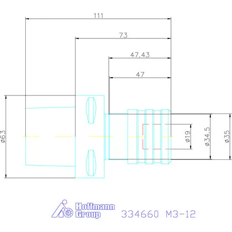 Garant Gyorscserés menetfúró tokmány M3-12