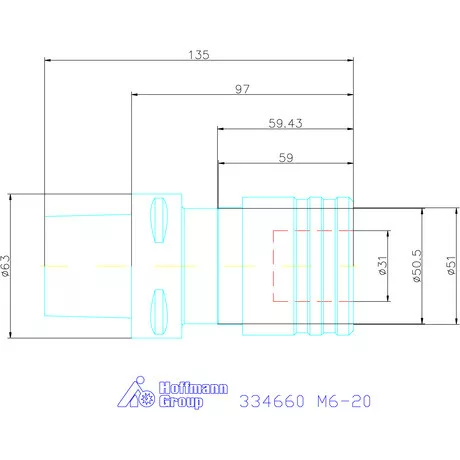 Garant Gyorscserés menetfúró tokmány M6-20