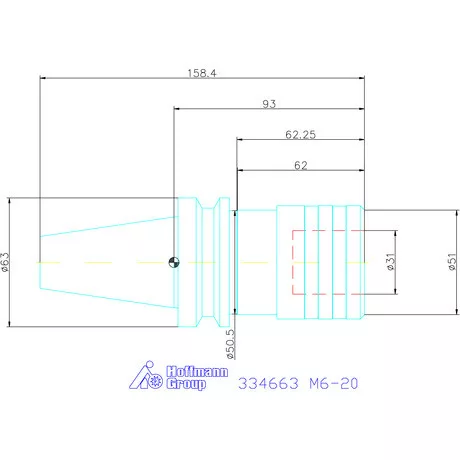 Garant Gyorscserés menetfúró befogó M6-20