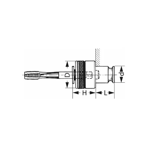 Holex Gyorscsere betét biztonsági megcsúszó tengelykapcsolóval 3,5 mm