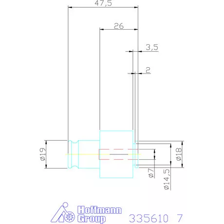 Holex Gyorscsere betét biztonsági megcsúszó tengelykapcsolóval 7 mm
