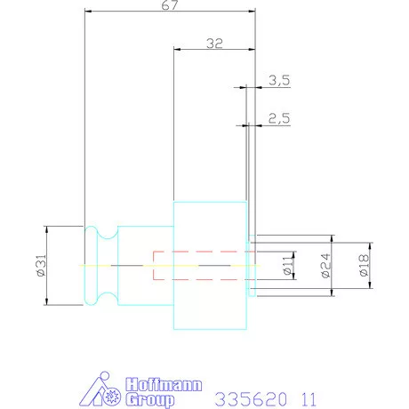 Holex Gyorscsere betét biztonsági megcsúszó tengelykapcsolóval 11 mm