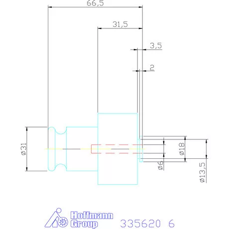 Holex Gyorscsere betét biztonsági megcsúszó tengelykapcsolóval 6 mm