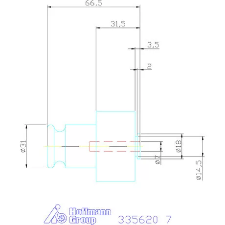 Holex Gyorscsere betét biztonsági megcsúszó tengelykapcsolóval 7 mm
