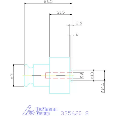 Holex Gyorscsere betét biztonsági megcsúszó tengelykapcsolóval 8 mm
