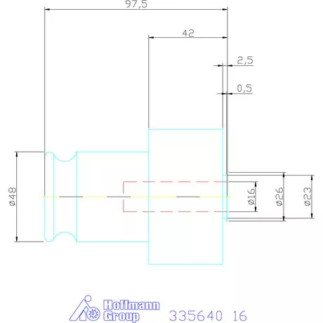 Holex Gyorscsere betét biztonsági megcsúszó tengelykapcsolóval 16 mm