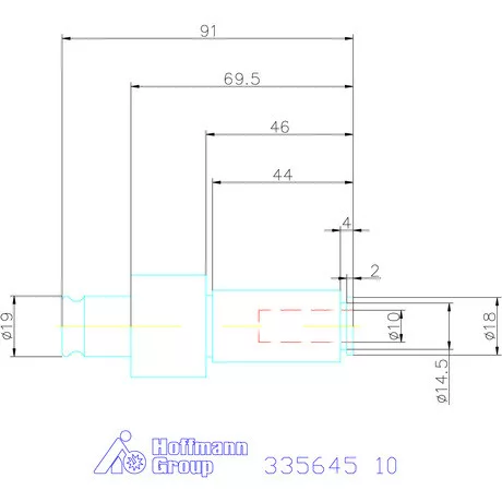 Garant Alap hosszabbító biztonsági megcsúszó tengelykapcsolóval 10 mm