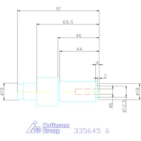 Garant Alap hosszabbító biztonsági megcsúszó tengelykapcsolóval 6 mm